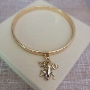 HALYCON DAYS - Frog Bangle Bracelet (Brand new)(Gift box included)